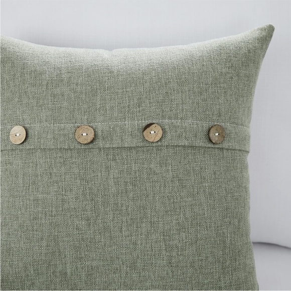 Farmhouse Mid Century Modern Bohemian Decorative Olive Green Pillow Case Cover - Picture 3 of 15